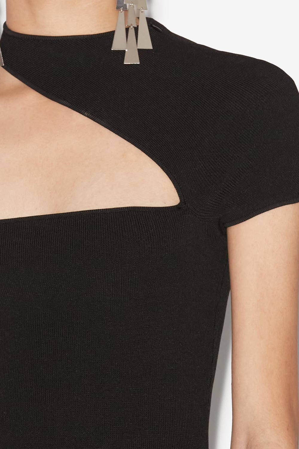 Abito corto in jersey orka - Nero - Woman - 3