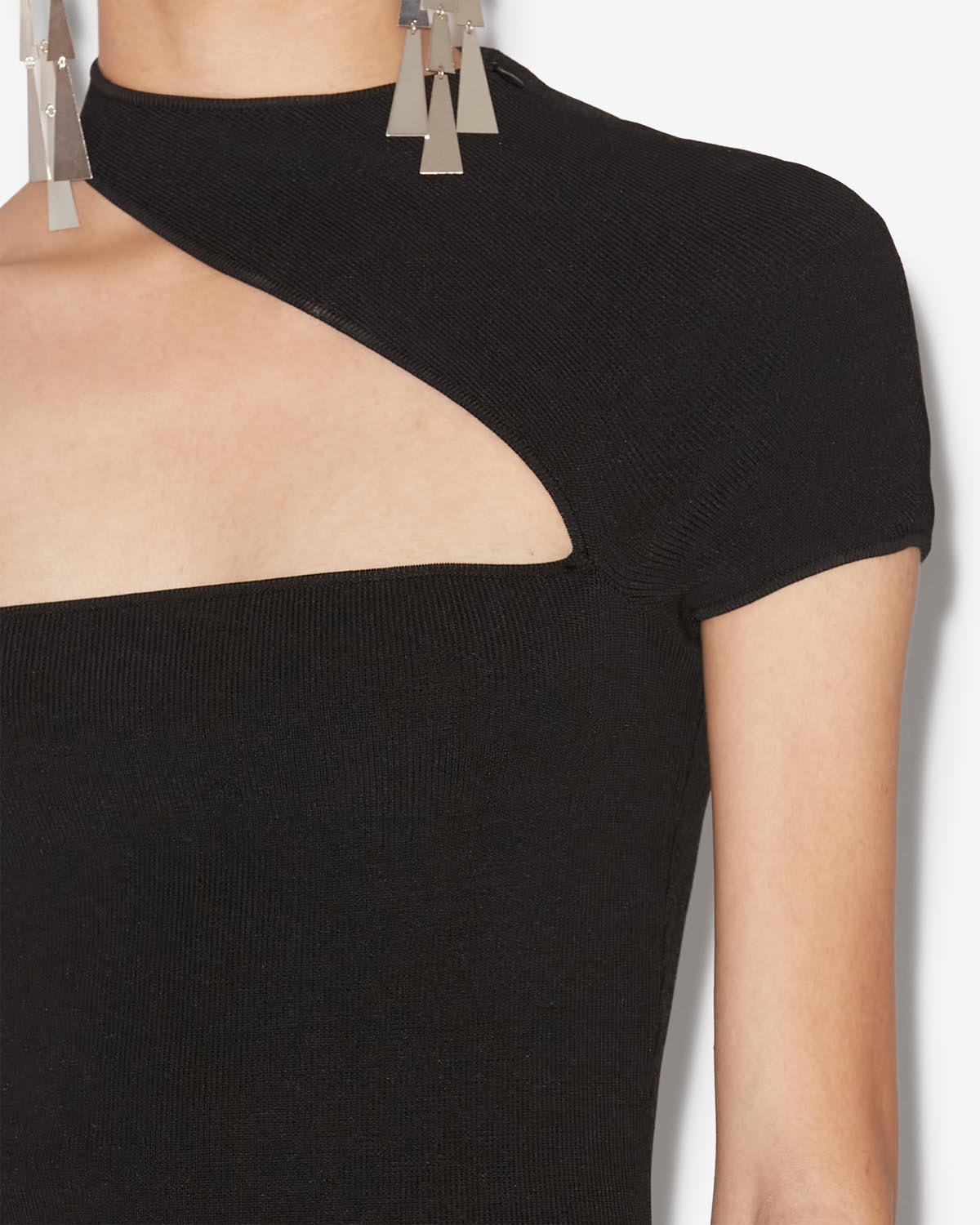 Abito corto in jersey orka - Nero - Woman - 2