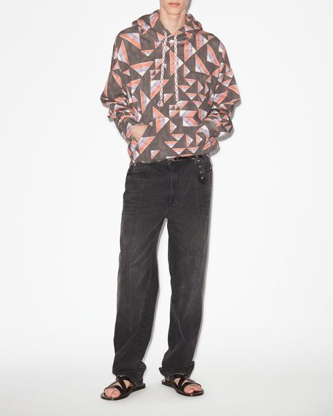 Sweatshirt marvin Man Black-multicolor 4