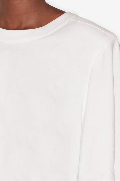 Camiseta corta de algodón lisa zaely - Blanco - Woman - 6