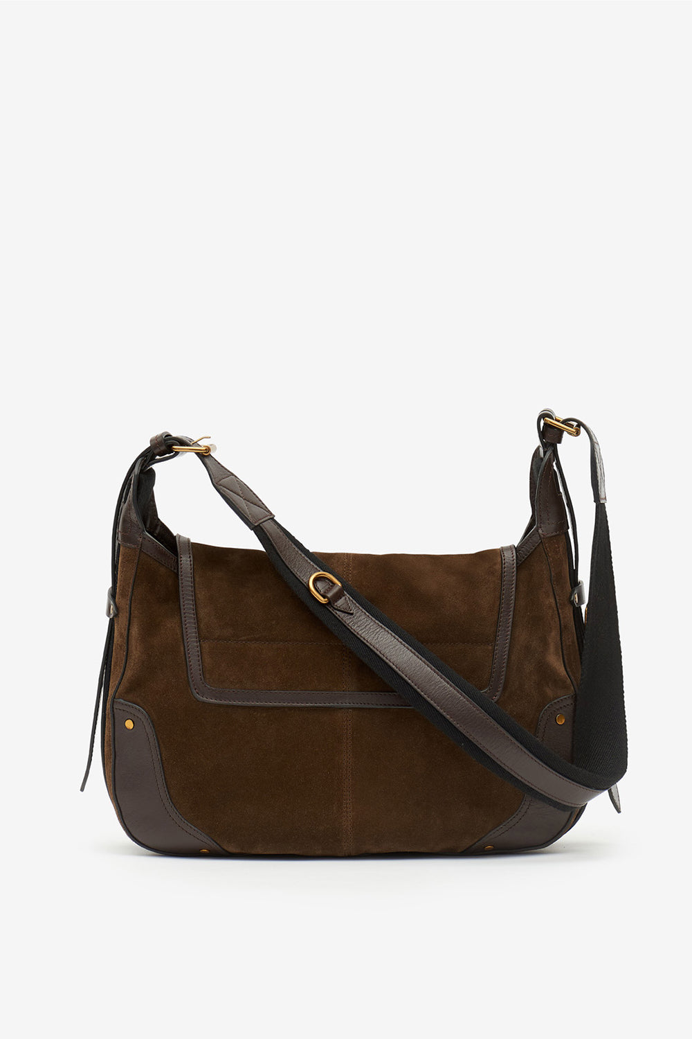Sac besace sierra en cuir velours - Bronze - Woman - 3