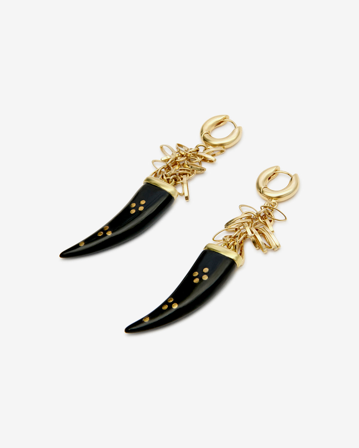Ellen hoop earrings - Black - Woman - 3
