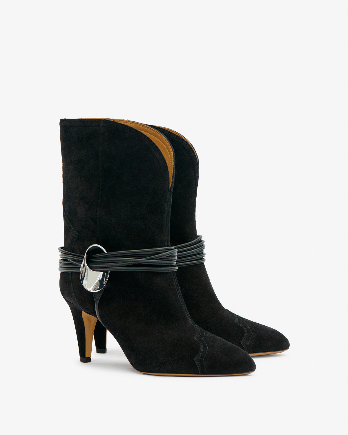 ISABEL MARANT ブラックブーツ ポインテッドトゥ HEIKO BOOTS Woman black | ISABEL MARANT Official online store