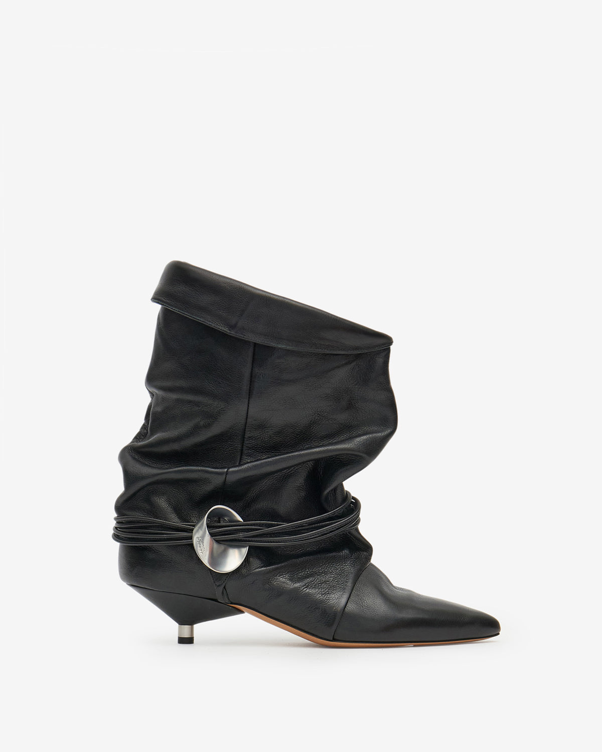 Boots edrika drapées à bijoux - Noir - Woman - 1