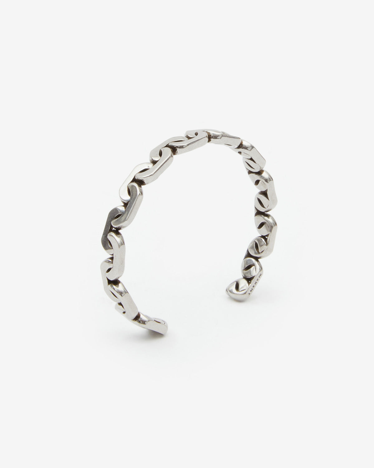 Bracciale be happy in ottone lavorato - Argento - Man - 3