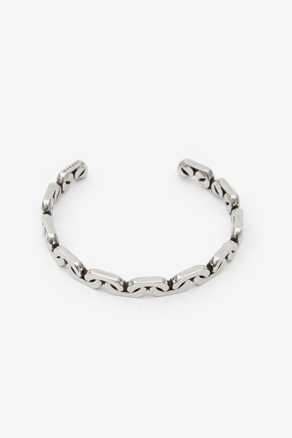 Bracciale be happy in ottone lavorato - Argento - Man - 1