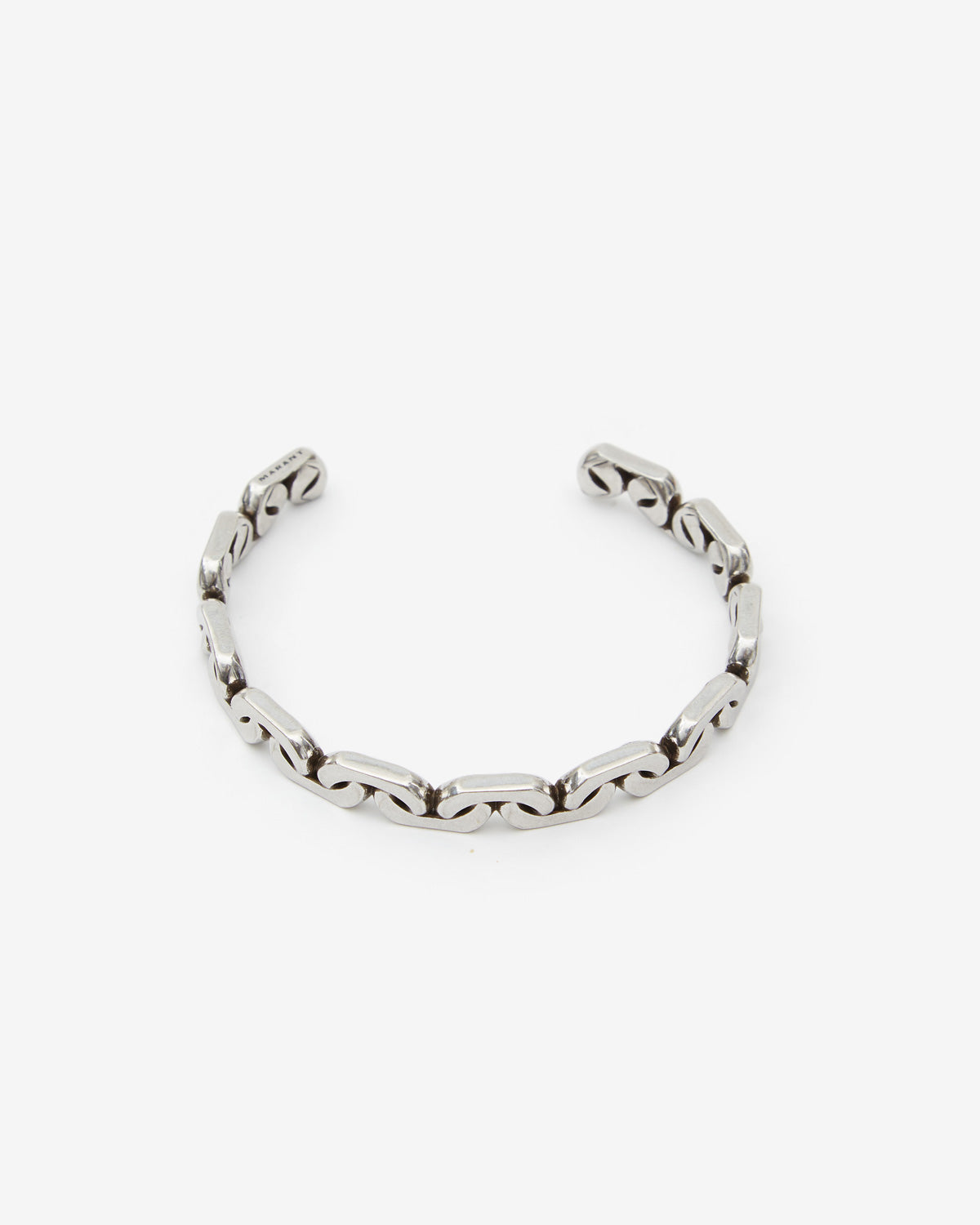 Bracciale be happy in ottone lavorato - Argento - Man - 1
