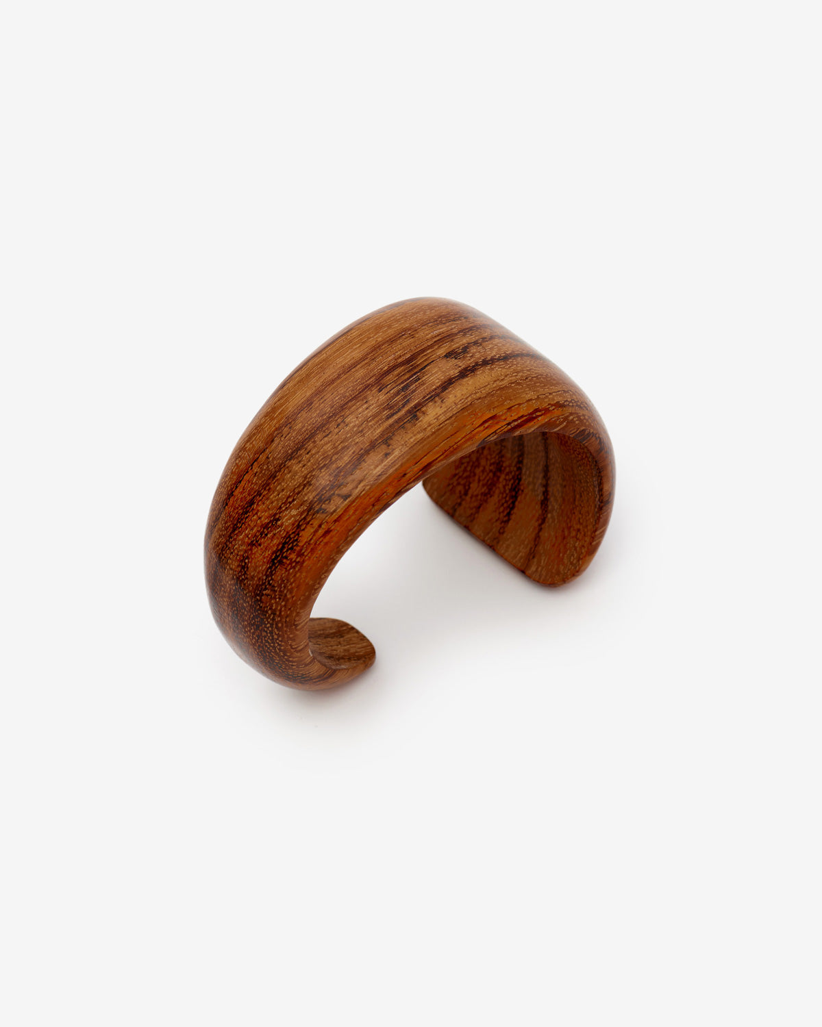 Bracciale rigido wonder in legno  - Burnt henna - Woman - 2