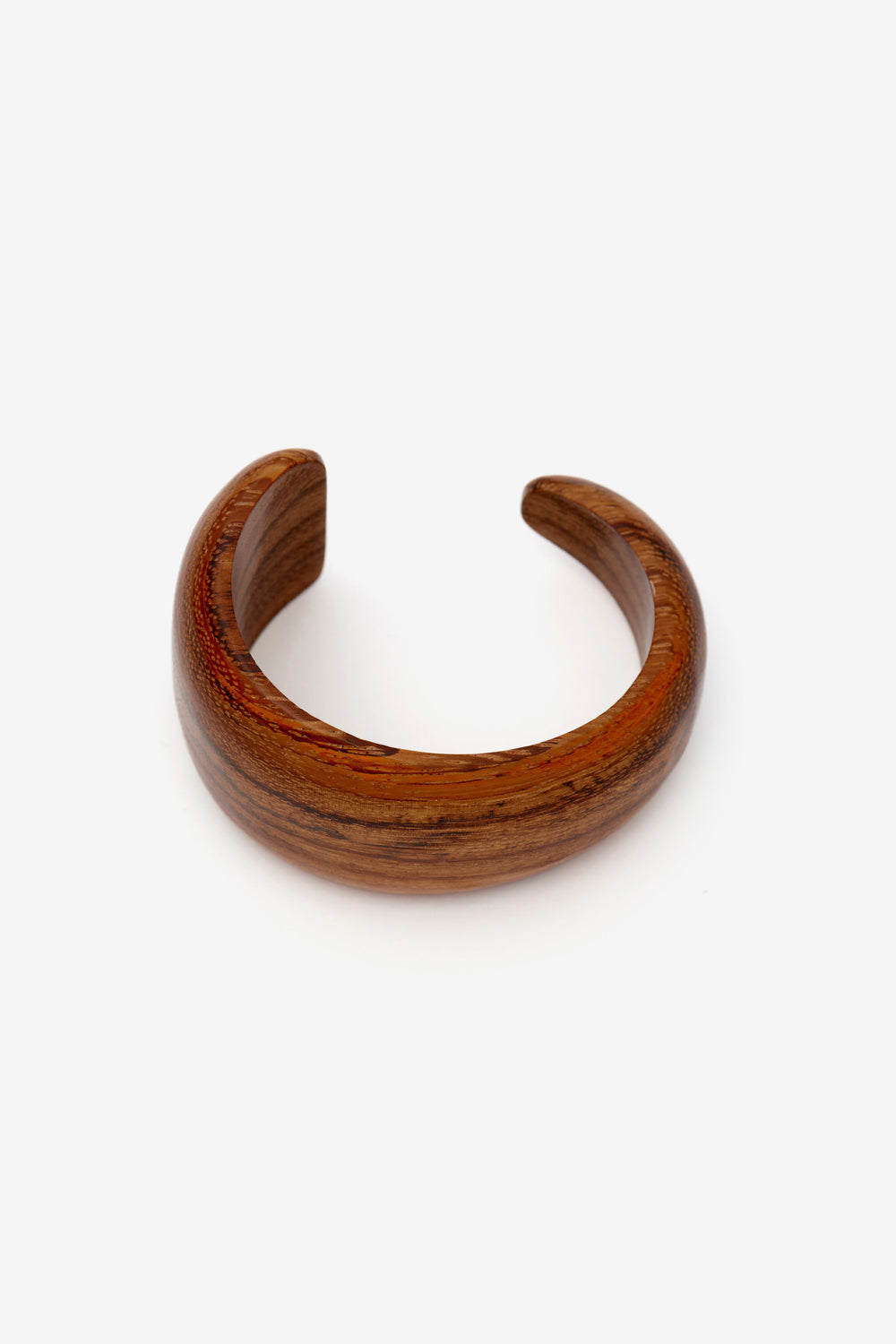 Bracciale rigido wonder in legno  - Burnt henna - Woman - 1