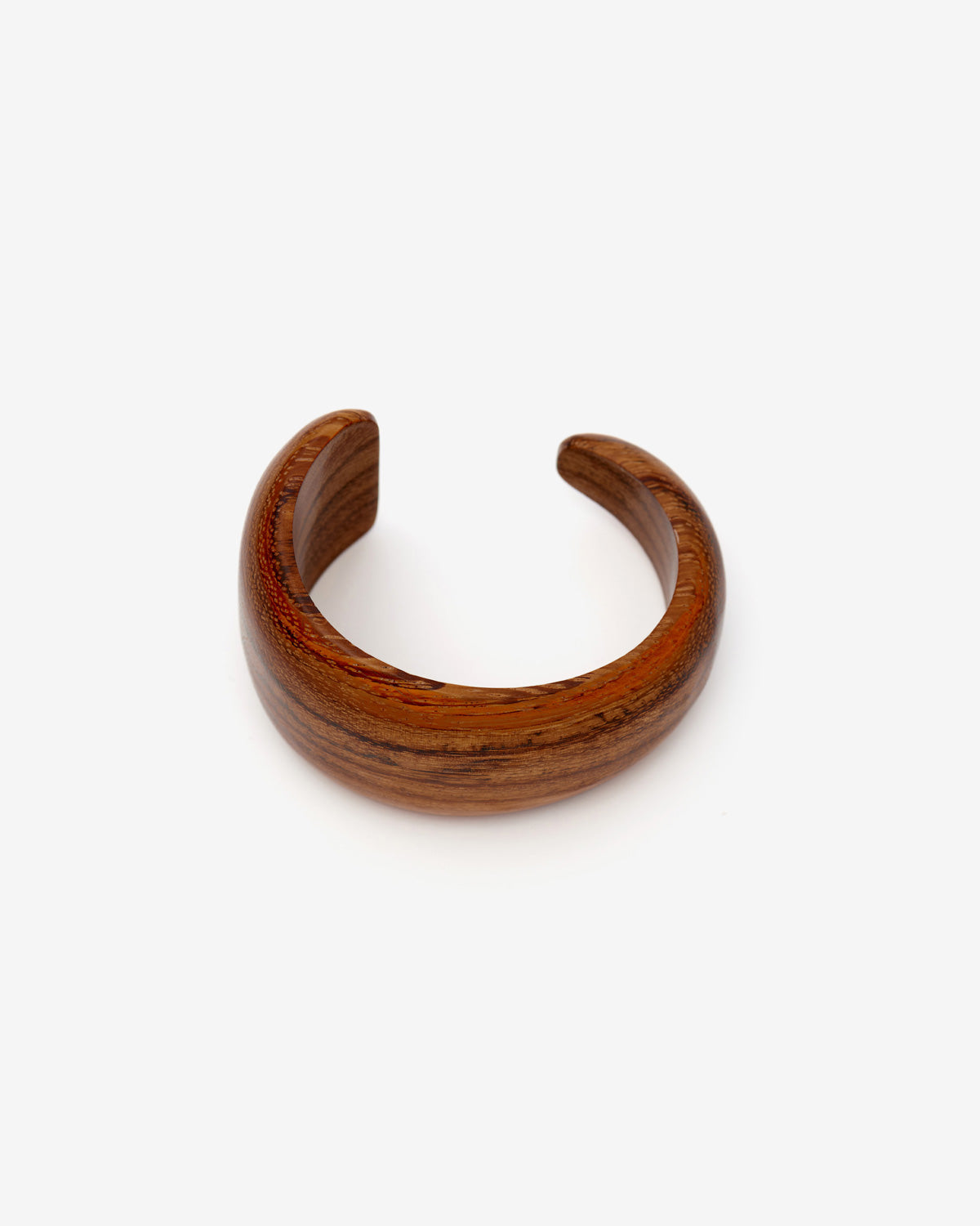 Bracciale rigido wonder in legno  - Burnt henna - Woman - 1
