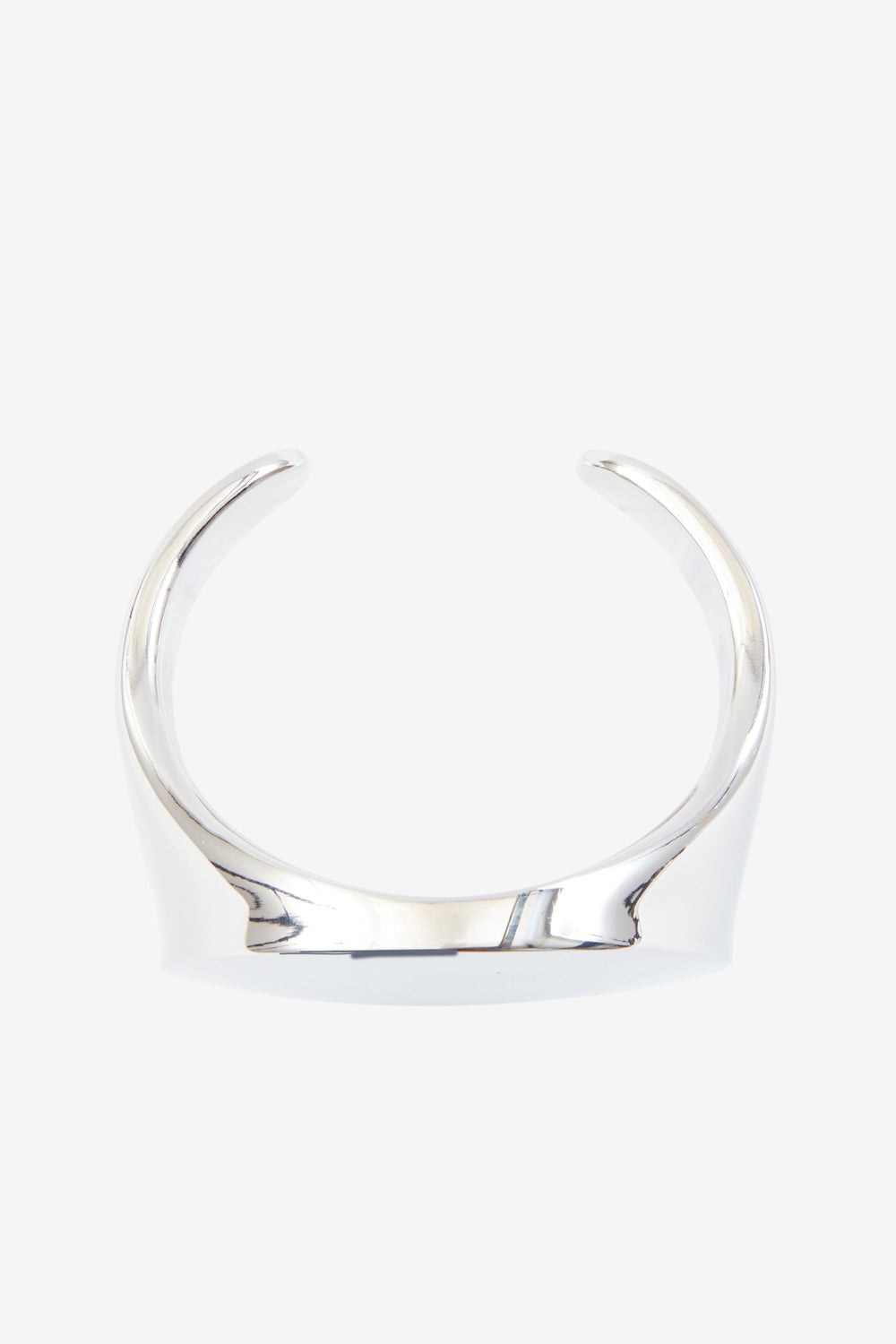 Bracelet manchette quincy en laiton argenté - Argent - Woman - 3