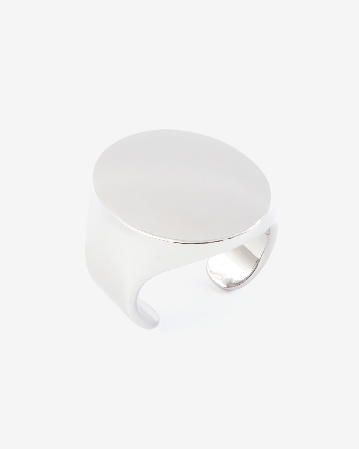 Quincy cuff bracelet in silver-finish brass - Silver - Woman - 1
