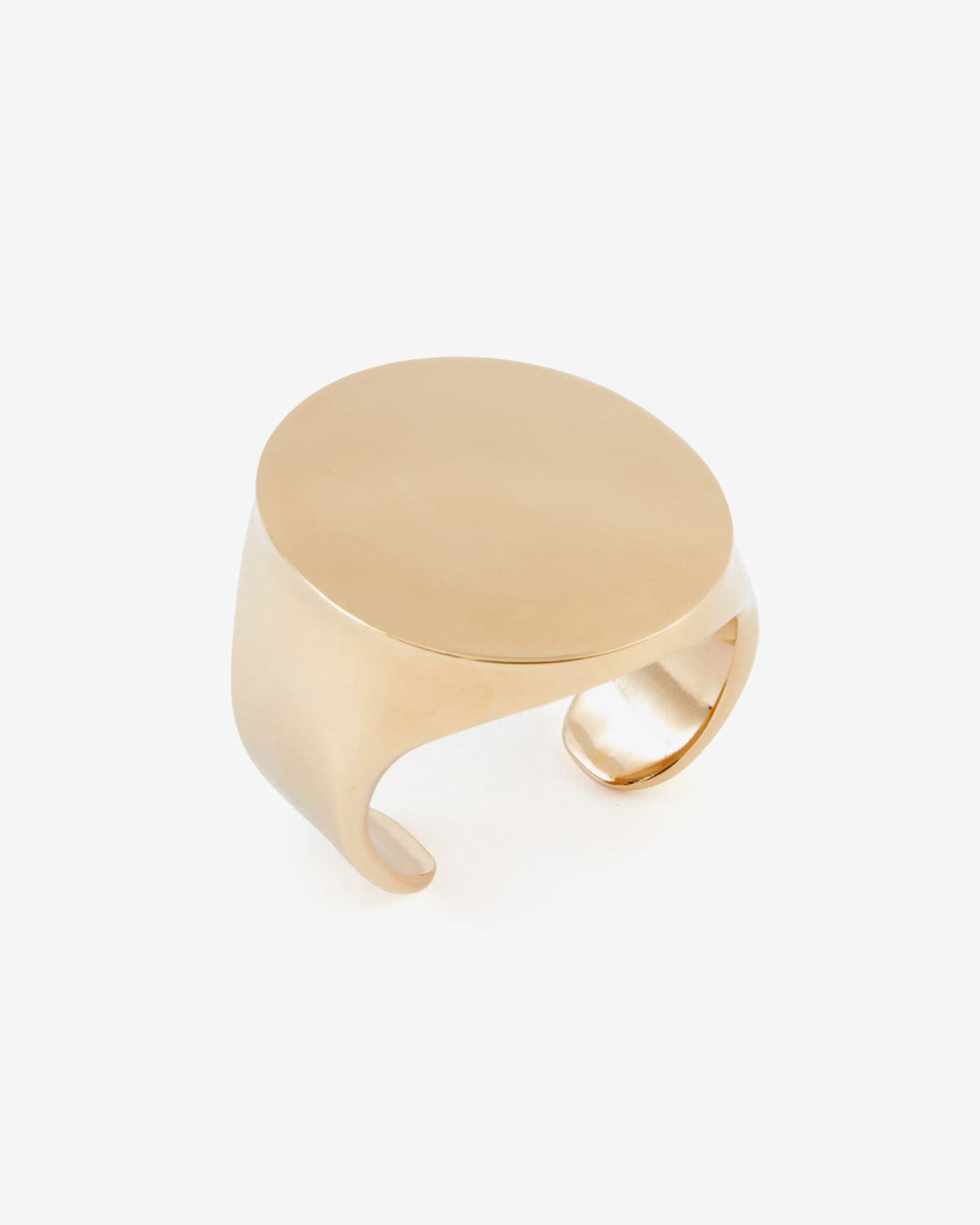 Quincy cuff bracelet in gold-finish brass - Gold - Woman - 1