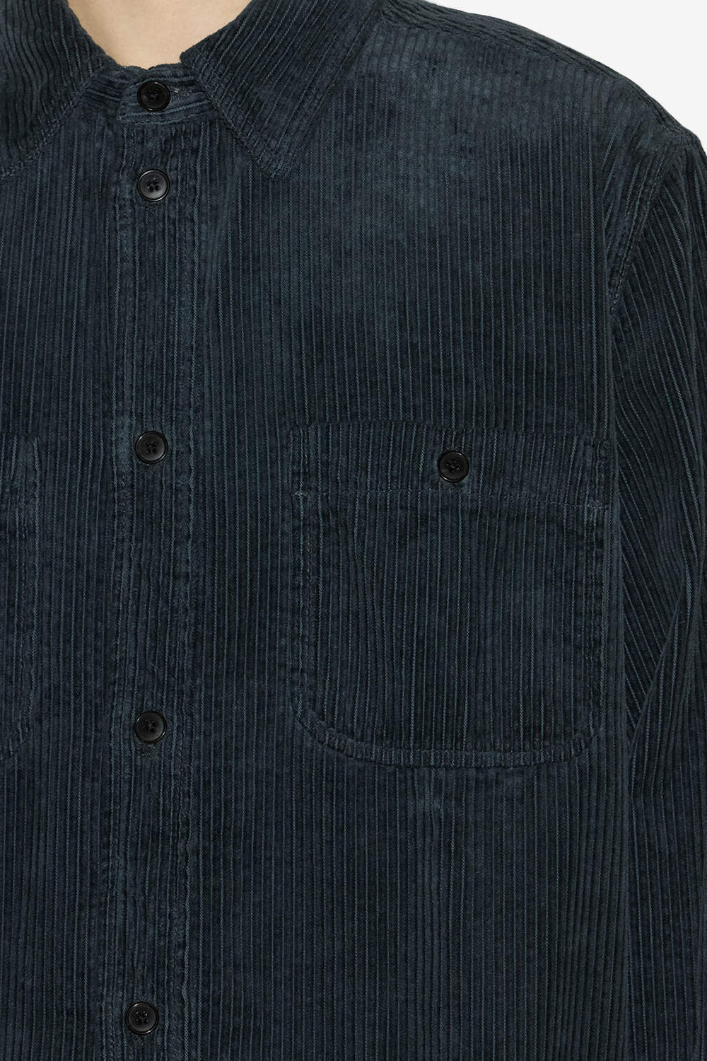 Chemise nario en velours côtelé - Storm bleu - Man - 3