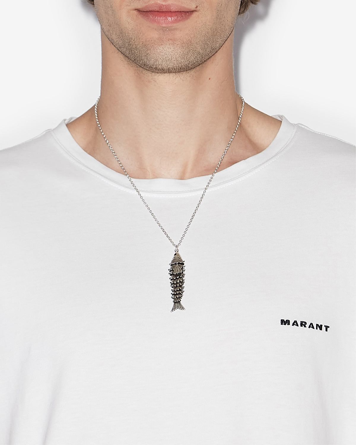 Collier avec poisson river man - Argent - Man - 2
