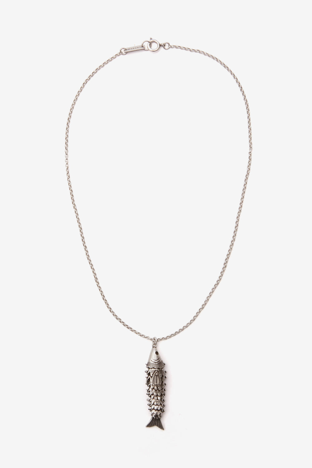 Collana river man con pendente a forma di pesce - Argento - Man - 1