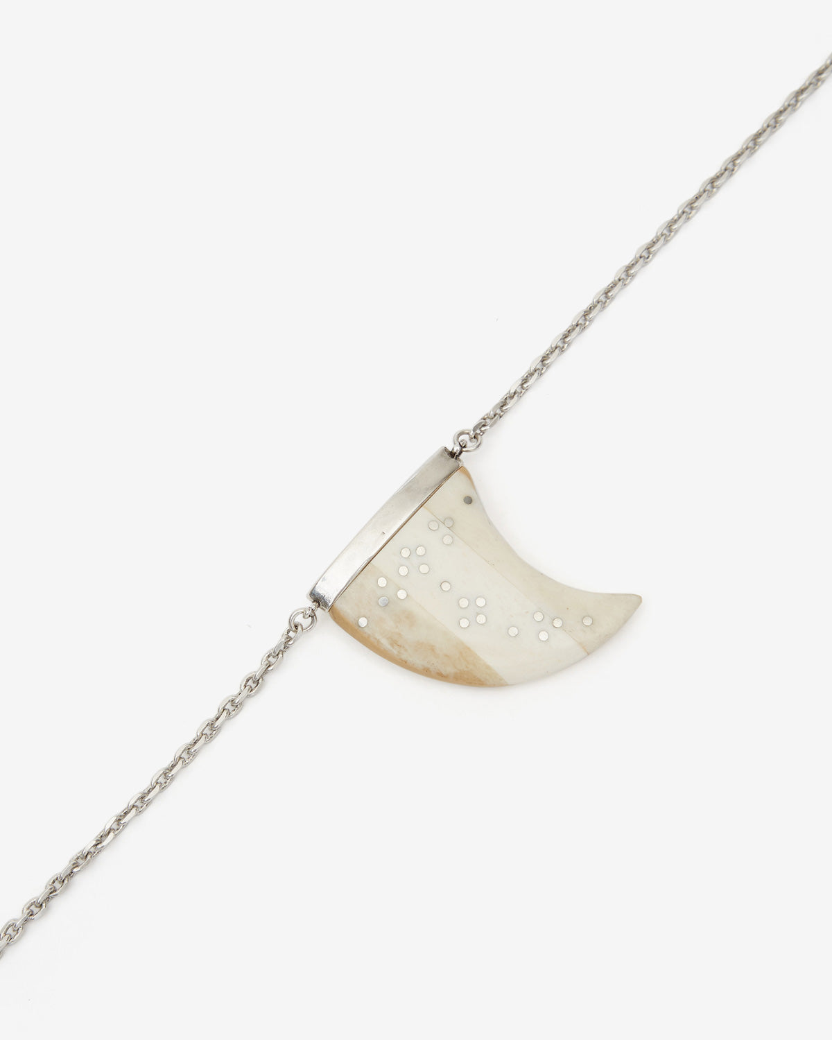 Collier ellen Woman Écru-argenté 2