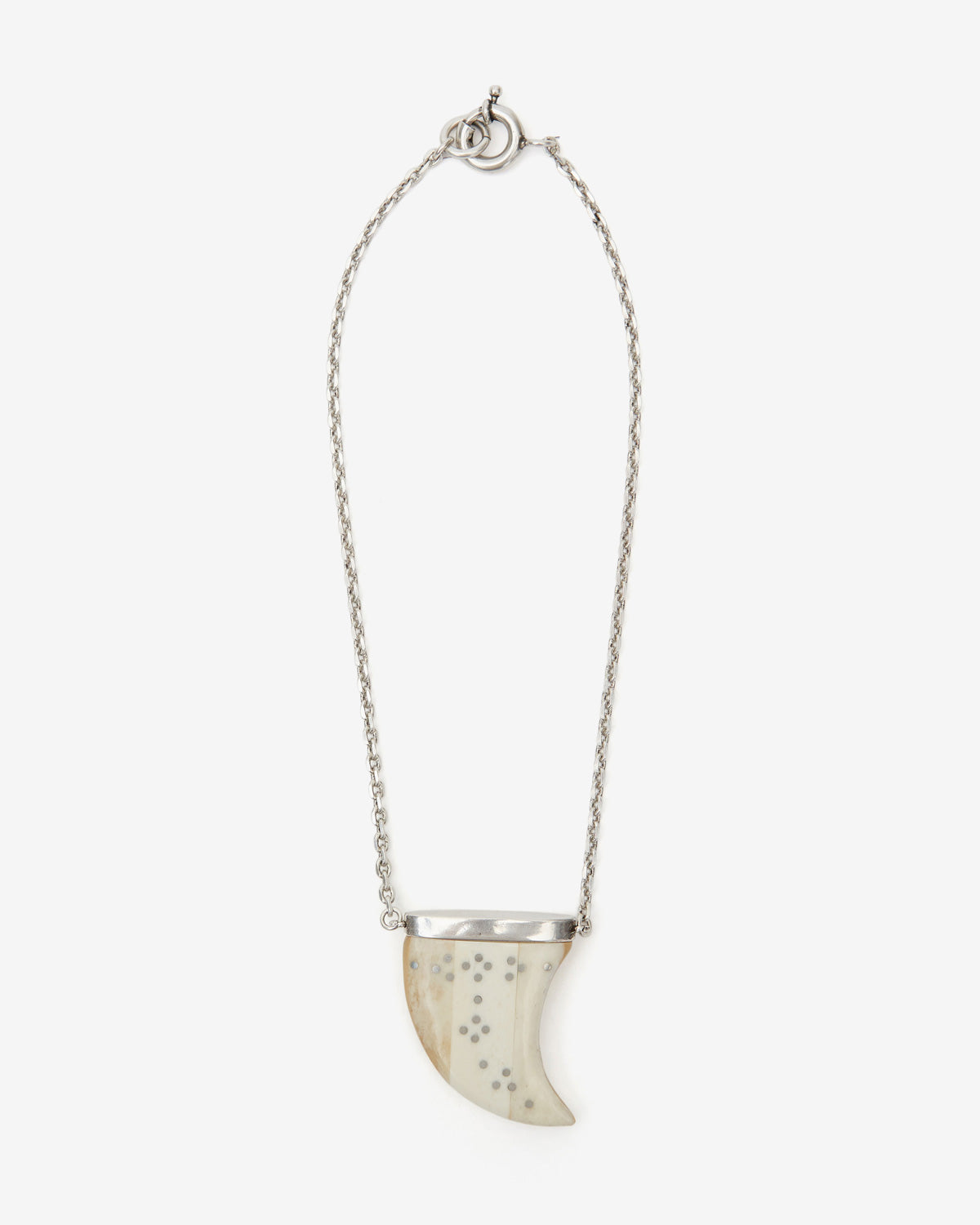 Ellen necklace Woman Ecru-silver 2