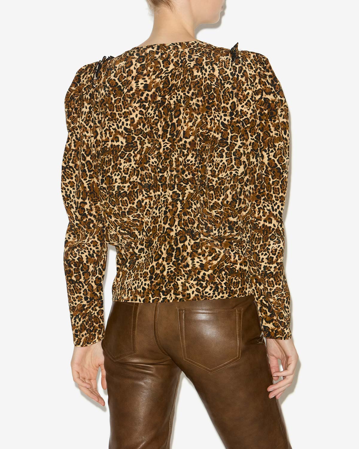 Zarga ブラウス Woman Leopard 3