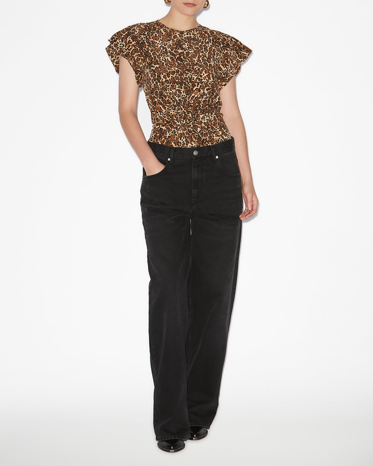 Tullya トップス Woman Leopard 3