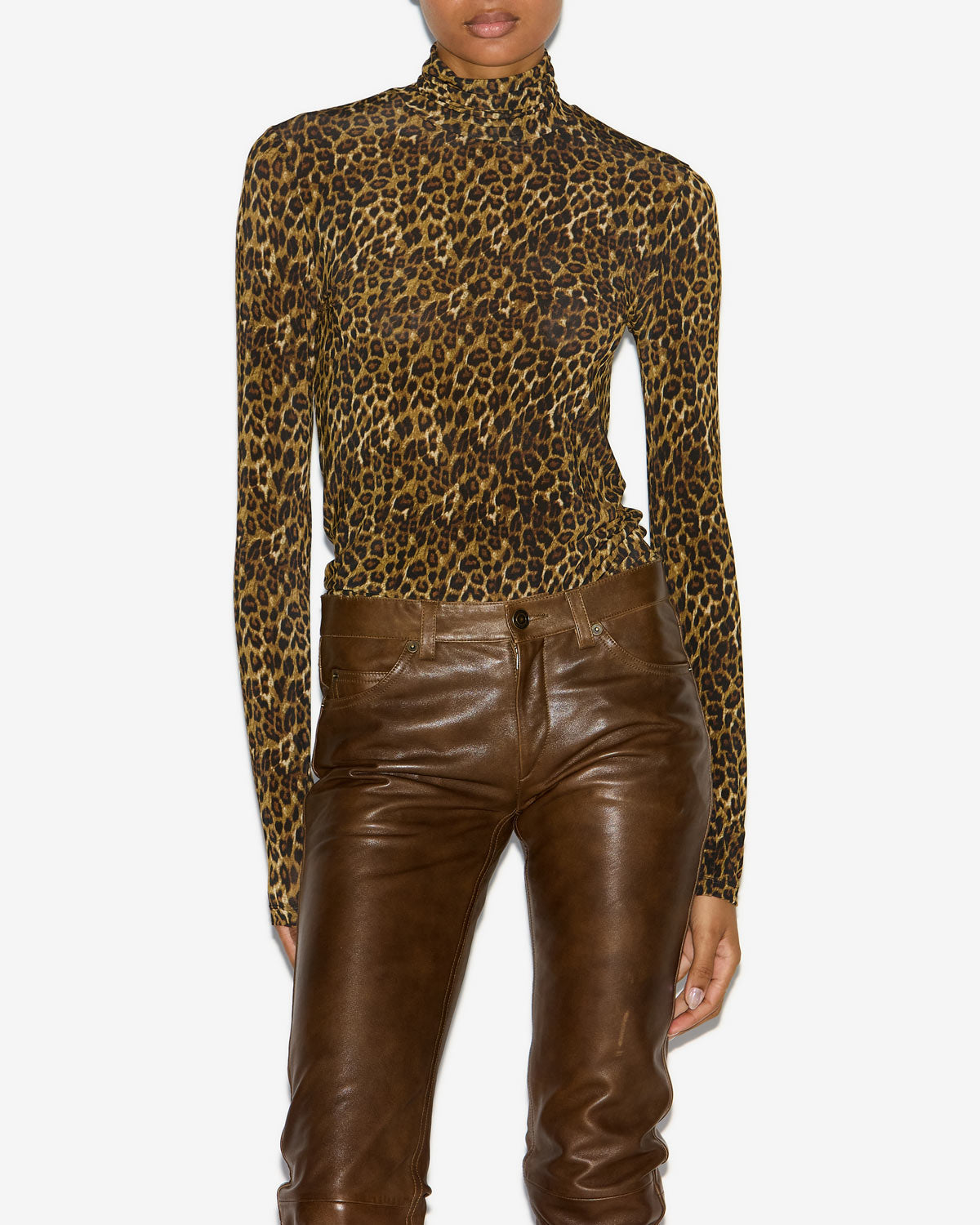 Joyela トップス Woman Leopard 5