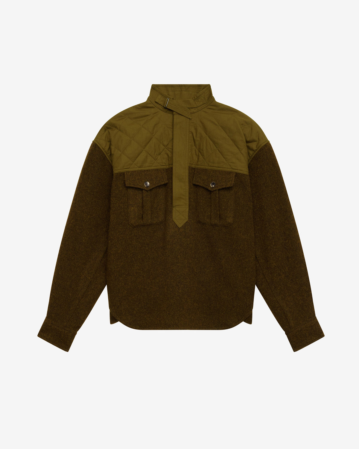 스티븐(stiven) 스웨터 Man Dark khaki 1