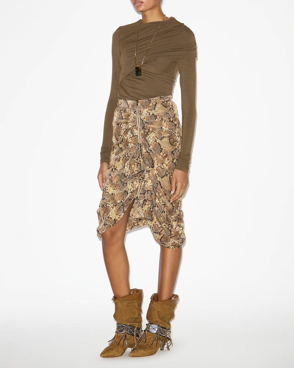 Caelia skirt Woman Sand 4