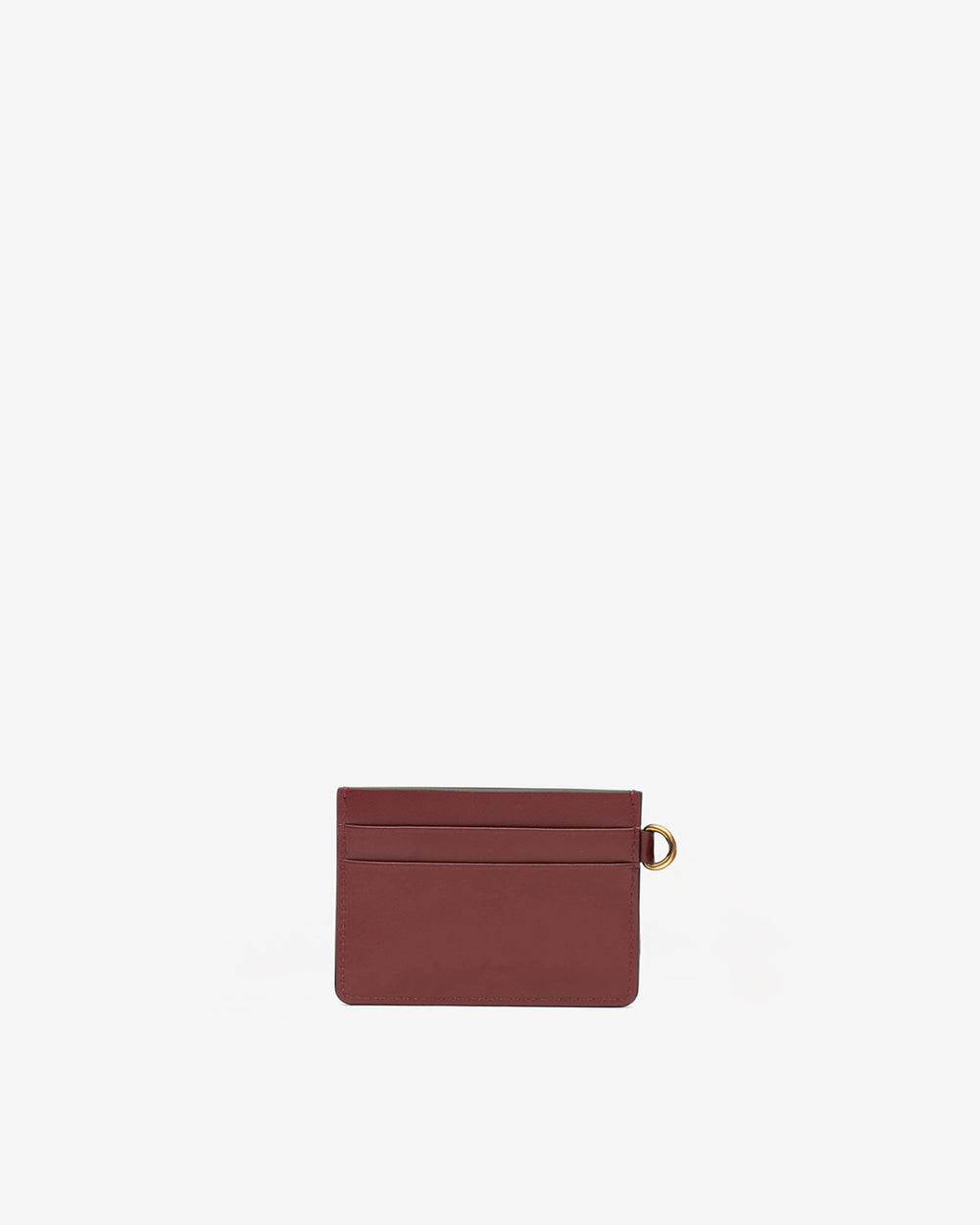 Card holder レザー カードホルダー - ボルドー - Woman - 2