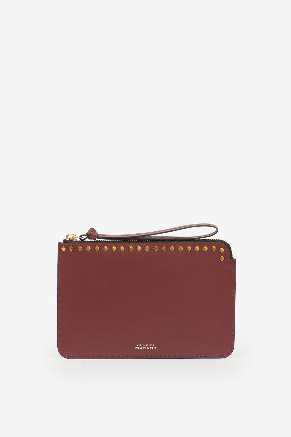 Flat pouch レザー製 クラッチバッグ - ボルドー - Woman - 1