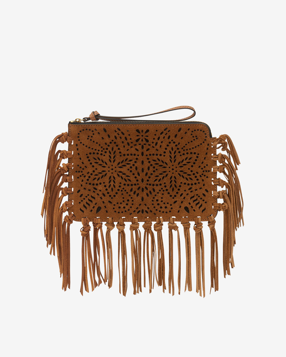 Clutch pouch Woman Cognac 1