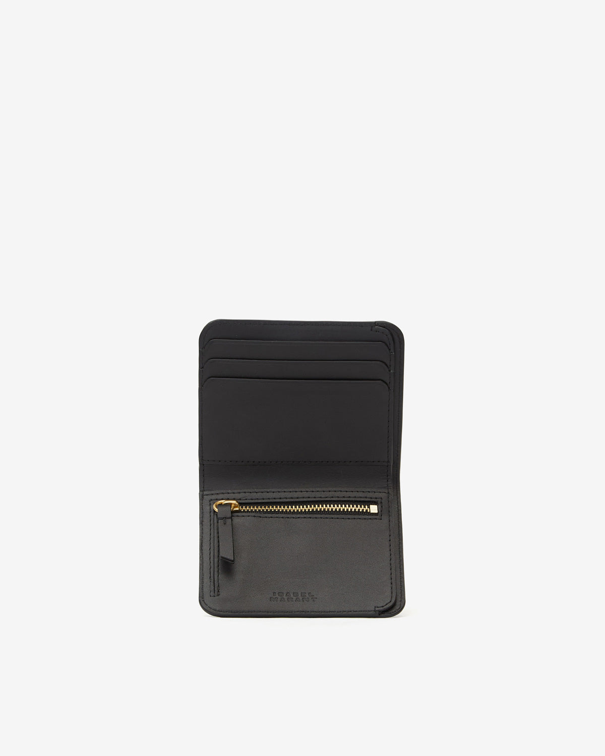 Cartera oskan de cuero suave con tachuelas - Negro - Woman - 3