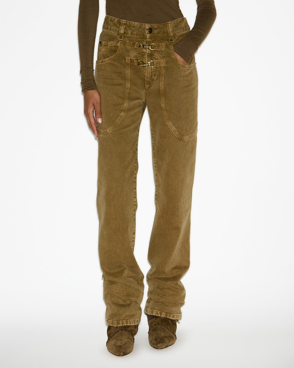 Brinley pants Woman Bronze 5