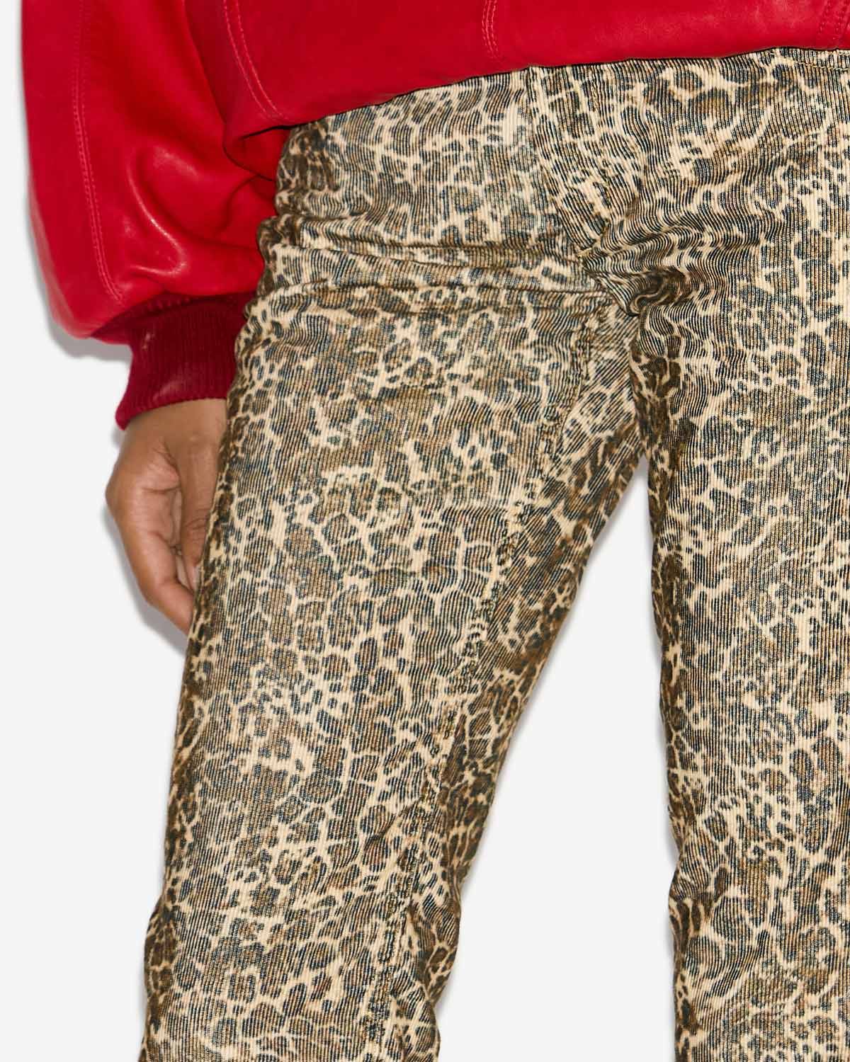 Alexander fashion wang leopard jeans