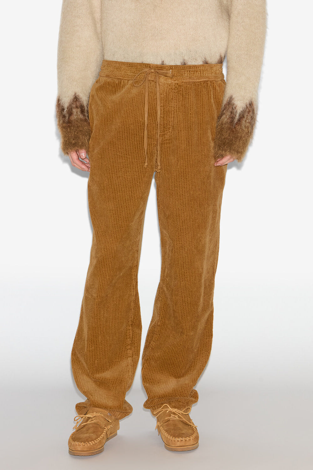 Pantalon nirlen en velours côtelé - Camel - Man - 4