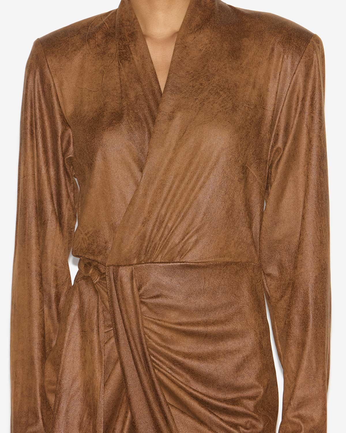 Robe aleora Woman Cognac 2