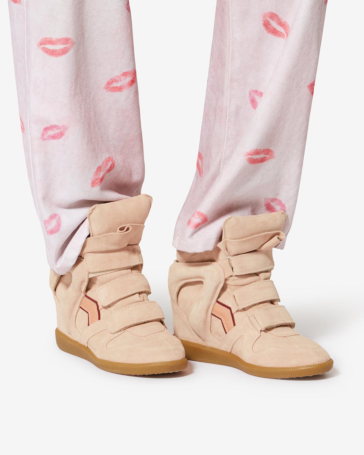 BEKETT SNEAKERS Woman pale pink-peach | ISABEL MARANT Official