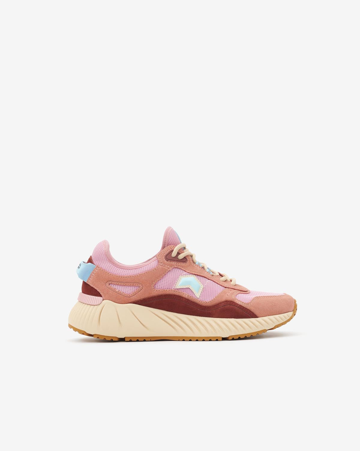 Sneaker sportive in pelle ewie - Shell pink - Woman - 1