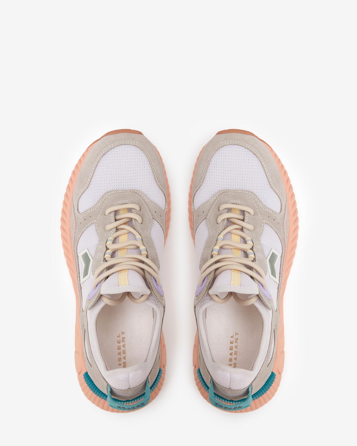 Zapatillas deportivas de piel ewie - Beige - Woman - 4