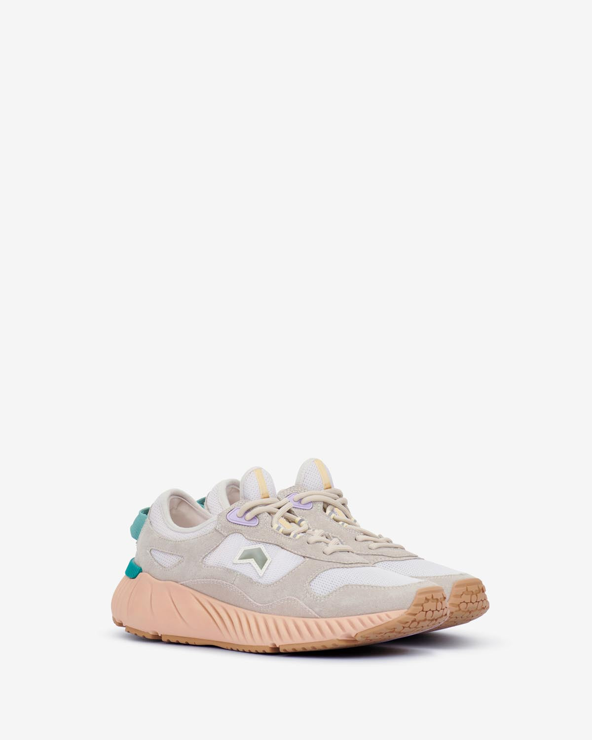 Zapatillas deportivas de piel ewie - Beige - Woman - 3