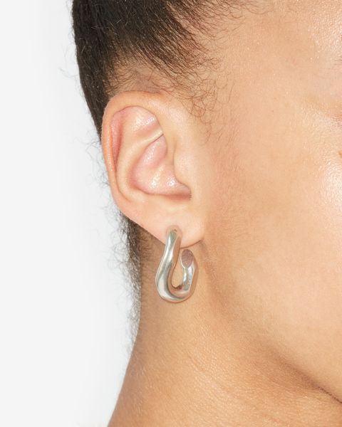 Links earrings Woman Silver 4