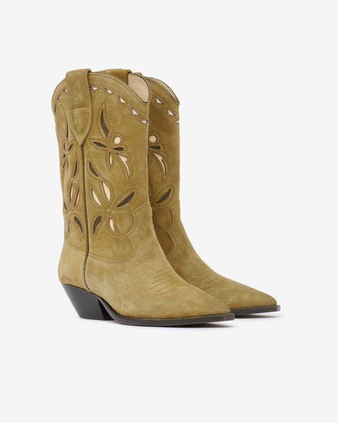 Duerto cowboy boots Woman Taupe-khaki 8