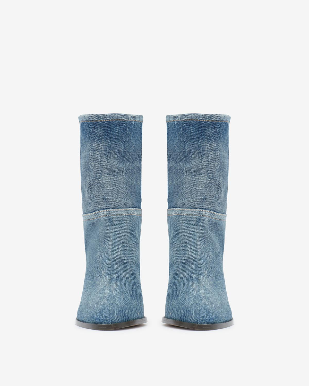 Rouxa suede ankle boots - Washed blue - Woman - 4