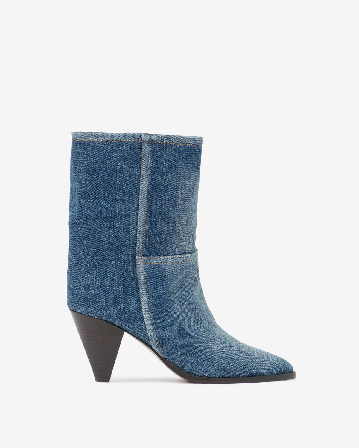 Rouxa suede ankle boots - Washed blue - Woman - 1