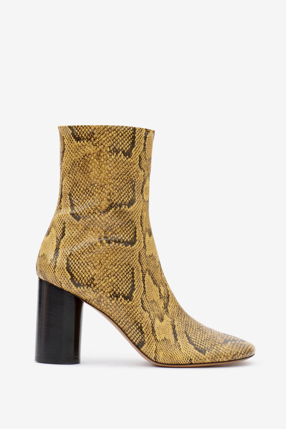 Bottines en cuir souple à talons hauts labee - Naturel - Woman - 1