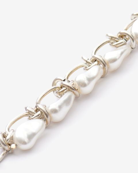 Rain drop bracelet Woman White and silver 1