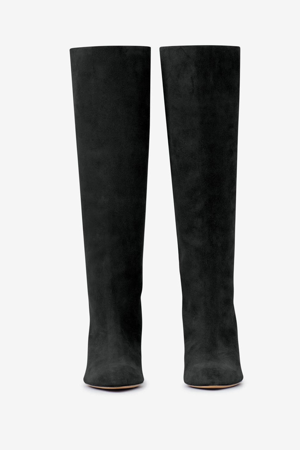 Bottes en cuir de veau velours laspi - Noir - Woman - 4