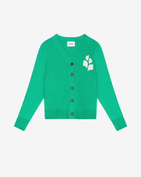 Karin cardigan Woman Green 7