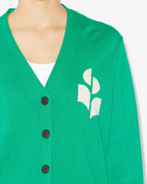 Karin cardigan Woman Green 8