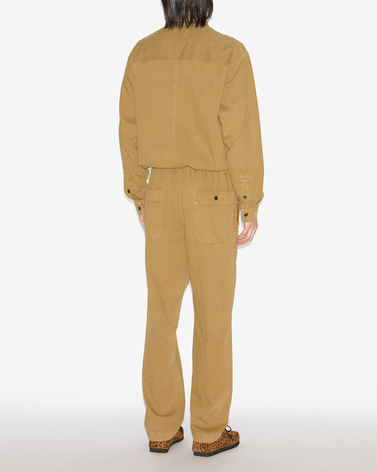 Chelby chambray jumpsuit - Bronze - Man - 3