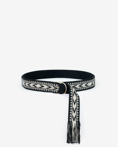 Ceinture nyessah Man Black and ecru 10